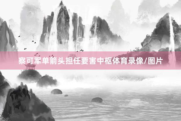 察可军单箭头担任要害中枢体育录像/图片