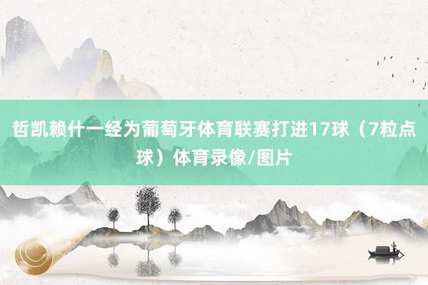 哲凯赖什一经为葡萄牙体育联赛打进17球（7粒点球）体育录像/图片