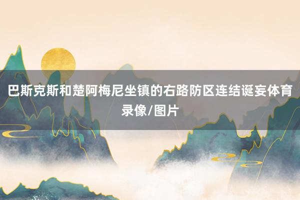 巴斯克斯和楚阿梅尼坐镇的右路防区连结诞妄体育录像/图片