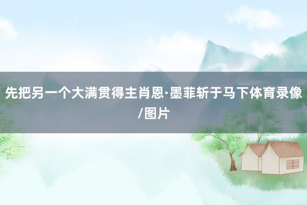 先把另一个大满贯得主肖恩·墨菲斩于马下体育录像/图片