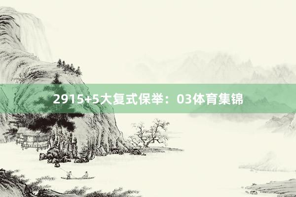 29　　15+5大复式保举：03体育集锦