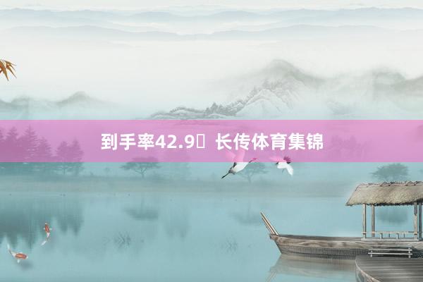 到手率42.9长传体育集锦