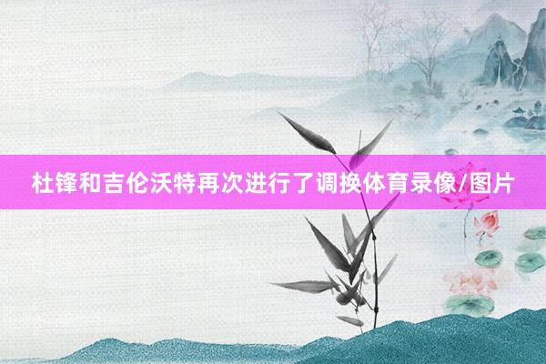 杜锋和吉伦沃特再次进行了调换体育录像/图片