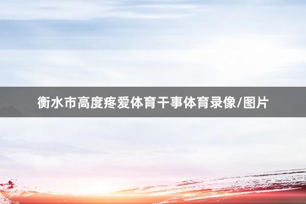 衡水市高度疼爱体育干事体育录像/图片
