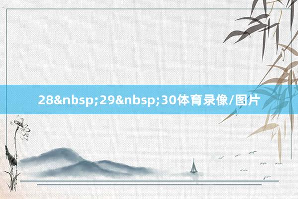 28&nbsp;29&nbsp;30体育录像/图片