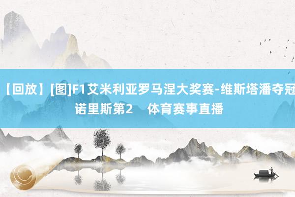【回放】[图]F1艾米利亚罗马涅大奖赛-维斯塔潘夺冠 诺里斯第2    体育赛事直播