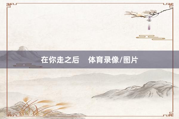 在你走之后    体育录像/图片