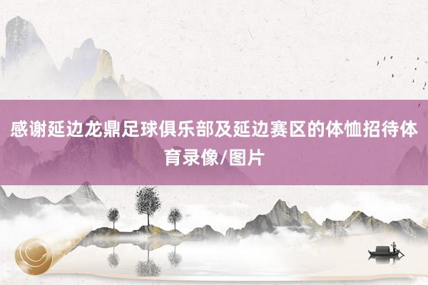 感谢延边龙鼎足球俱乐部及延边赛区的体恤招待体育录像/图片