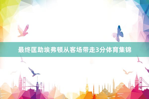 最终匡助埃弗顿从客场带走3分体育集锦